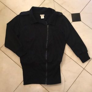 Maurices black zip-up jacket